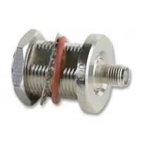 R191334000 Between Series Adapter, Type-N Female to SMA Female Bulkhead, Radiall