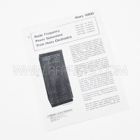 Instruction Manuals Henry Electronics Power Generators (Reprint)
