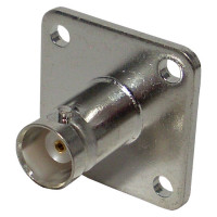 RFB-1115-14 RF Industries 4 Hole Panel Mount BNC Female Connector