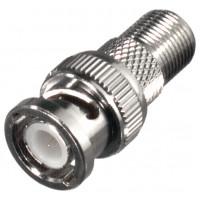 RFB-1155 RF Industries BNC Male to F Female Between Series Adapter