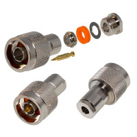 RFN-1000-N RF Industries Type-N Male Clamp Connector for Cable Group C & C1