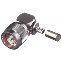 RFN-1009-X-04 RF Industries Right Angle Type-N Male Crimp Connector for Cable Group X