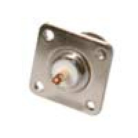 RFN-1021-03 RF Industries Type-N Female 4 Hole Panel Mount with Beryllium Copper Contact