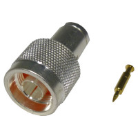 RFN-1000-1S RF Industries Type-N Male Clamp Connector for Cable Group C & C1