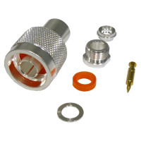 RFN-1004-1SX RF Industries Type-N Male Clamp Connector for Cable Group X