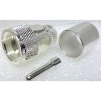 1-PL259-600 UHF Male Crimp Type Connector