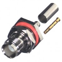 RFT-1212 RF Industries 50 Ohm TNC Female Bulkhead Crimp Connector for Cable Group C