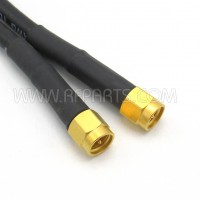 RG223 18 Inch Cable Assembly MIL-C-17-D SMA Male to SMA Male (NOS)