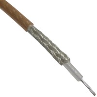 RG316 Flexible PTFE Coax with Stranded Center Conductor with Tan FEP Jacket (NOS)