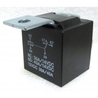 RL5M  - Relay SPDT 40 amp sealed, Plastic Case with Metal Mounting Tab