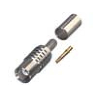 RMX-8100-B RF Industries MCX Female Crimp Connector for Cable Group B