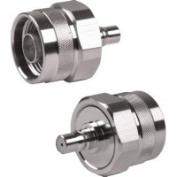RQA-5478 RF Industries Type-N Male to QMA Female Between Series Adapter