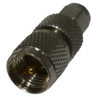 RSA-3451 RF Industries SMA Male to MINI-UHF Male Between Series Adapter