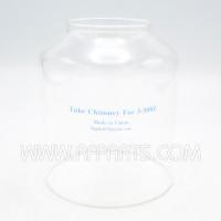 SK-406C Sina Glass Tube Chimney for 3-500ZG 4-7/8" High (NOS)