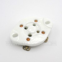 SK4A 4 Pin Flat, Ceramic Tube Socket for 811A, 572B, 812 and 866A 
