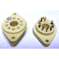 SK509 Svetlana Novar/Magnoval 9 pin Socket (NOS)