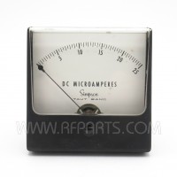 SK525-457 Simpson Taut Band Panel Meter 0-25 Microamperes (Pull)