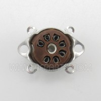 SK7-MINI Socket 7 Pin Miniature with Brown Base