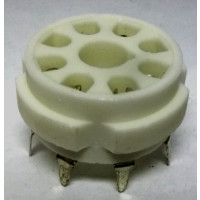8 Pin Ceramic Tube Socket PCB mount