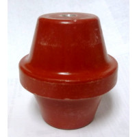 1872-1B Glastic Red Standoff Insulator 2.75" Long x 2.5" Diameter