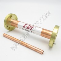 STD050-52 ERI Adapter, 6 inch 7/8" EIA to 7/8" EIA Male to Male In Series Adapter