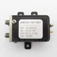 T4-419E015 Dynatech 16-20Vdc DC-12.4GHz SMA Switch (Pull)