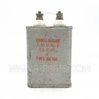 TJH-6040 Cornell-Dubilier Oil-Filled Capacitor 4mfd 600vdc (Pull)