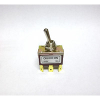 TS1  Toggle Switch, DPDT, 10a 250v, ON - ON