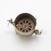 TS103P01 EBY 9 Pin Phenolic Tube Socket Chassis Mount (Pull)