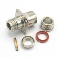UG-22B/U Amphenol Type-N Female 4-Hole Panel Mount Connector (NOS)