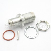 UG-556B/U Amphenol Type-N Female Bulkhead Clamp Connector