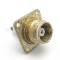 82-805 / UG560/U Amphenol HN Female 4 Hole Chassis Connector (Pull)