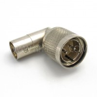 UG-971/U Right Angle Twinax to Type-LN Jack Adapter (Pull)