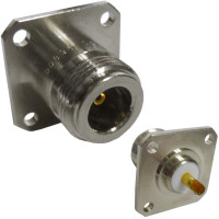 UG58A/U-P San-Tron Type-N Female 4 Hole Panel Mount (Pull)