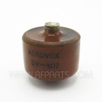 UV-502 Aerovox Hi-Q Doorknob Capacitor 500pf 20kv (Pull)