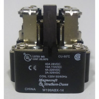 W199ABX-14 Magnecraft Relay DPDT  40amp/28vdc / 10amp/110vdc 120v COIL 50/60Hz
