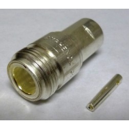 000-35025 Amphenol Straight Type-N Female Clamp Connector