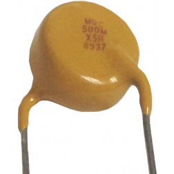 0005-10KVHDB MDC Radial Lead High Voltage Bypass Capacitor .0005uf 10KV