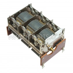 0121-0018 RYC 3 Section Variable Capacitor 20-625pf 500v Per Section