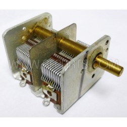 074-062 Dual Section Variable Capacitor 15-365pf