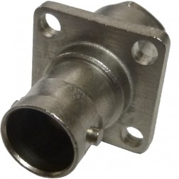 1011036N091 BNC Female Connector, 4 hole Flange, Delta