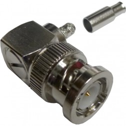 112178 Amphenol Right Angle BNC Male Crimp Connector for Cable Group B