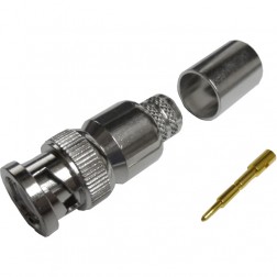112589 Amphenol BNC Male Crimp Connector for Cable Group F