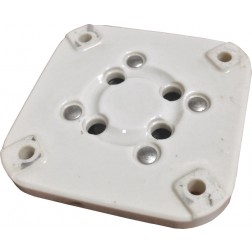 122-0244-200 Heavy Duty Wafer Type Tube Socket (Used0