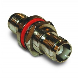 122340 Amphenol TNC Female to Female Bulkhead IN Series Barrel Adapter