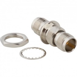 122347 Amphenol TNC Female to Female Bulkhead In Series Barrel Adapter 75 ohm