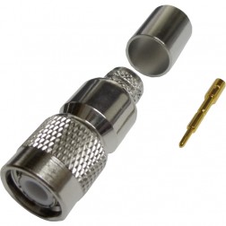 122394 Amphenol TNC Male Crimp Connector for Cable Group E