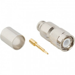 31-6001-RFX TNC Male Crimp Connector, Cable Group I, Amphenol