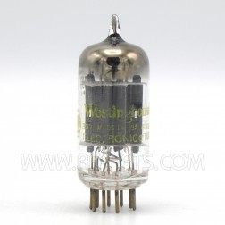 12AU7A/ECC82 Westinghouse Medium Mu Twin Triode Black Plate (NOS)