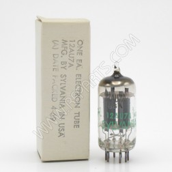 12AU7A Sylvania Medium Mu Twin Triode (NOS/NIB)
